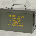 US Munitionskiste Metall M2A1 Cal.50 Munkiste