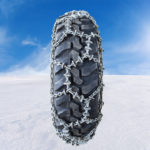 1 Paar Schneeketten 335/80-20 Supergreifsteg 8mm bewegl.