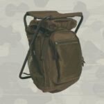 Ansitzrucksack mit Hocker Rucksack Oliv