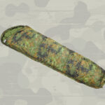 Mumienschlafsack Schlafsack flecktarn 2-lagige Füllung
