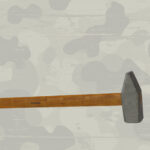 Vorschlaghammer 3kg Hammer aus Edelstahl Werkzeug nicht magnetisch