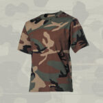 Kids Kinder T-Shirt woodland halbarm MFH
