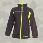 Planam Kinder Jacke Softshelljacke anthrazit/gelb