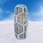 1 Paar Schneeketten 225/75-16 Supergreifsteg  bewegl. 5mm