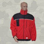 Planam Trekkingjacke Jacke Arbeitsweste rot/schwarz