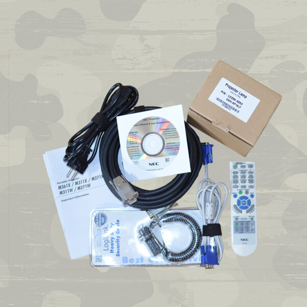 NEC Beamer Projektor M311W HDMI wenig Stunden + Ersatzlampe und diverses Zubehör – Bild 5