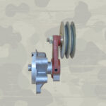 Lüfterspannrolle Spannrolle zweirillig Deutz Motor 912 / 913