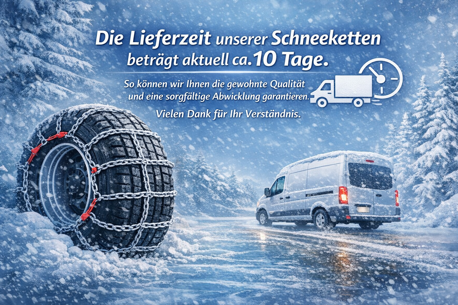 Schneeketten - Lieferzeit 10 Tage