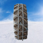 1 Paar Schneeketten 440/65-28 Doppelspur 8mm