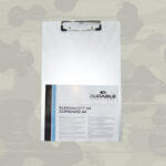 Aluminium Klemmbrett Klemm Brett Alu DIN A4 Durable 3390 NEU!!!