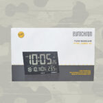 Funk Wanduhr Eurochron EFWU JUMBO 101 370mm x 230mm x 30mm Schwarz NEU