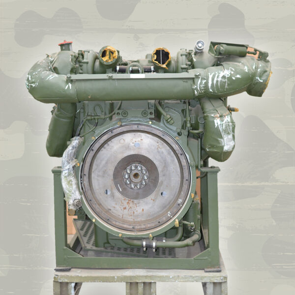 Daimler Benz Mercedes Motor OM 403 VA 10 Zylinder V Vielstoffmotor mit Turbolader – Bild 3