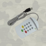 Kartenleser SCM SPR332 mit Tastatur für Chipkarten Smart Card USB Pinpad 332