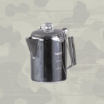 Kaffeekanne mit Perkolator S/Steel 9 Tassen