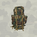 BW Kampfrucksack Rucksack ca. 65l woodland IMP.