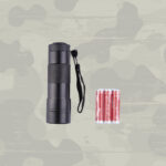 Stablampe Taschenlampe 12 LED´s inkl. Batterien
