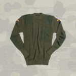 BW Pullover Oliv 80% Wolle 20% Polyacryl Neuanfertigung