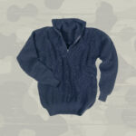 BW Pullover Troyer mit Reißverschluß dunkelblau
