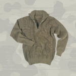 BW Pullover Troyer mit Reißverschluß oliv
