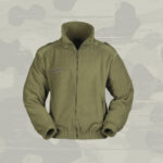 Fleecejacke Fleece Jacke Kälteschutz Kälteschutzjacke Oliv