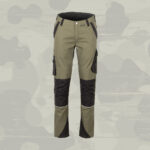 Herren Hose Norit Arbeitshose oliv / schwarz