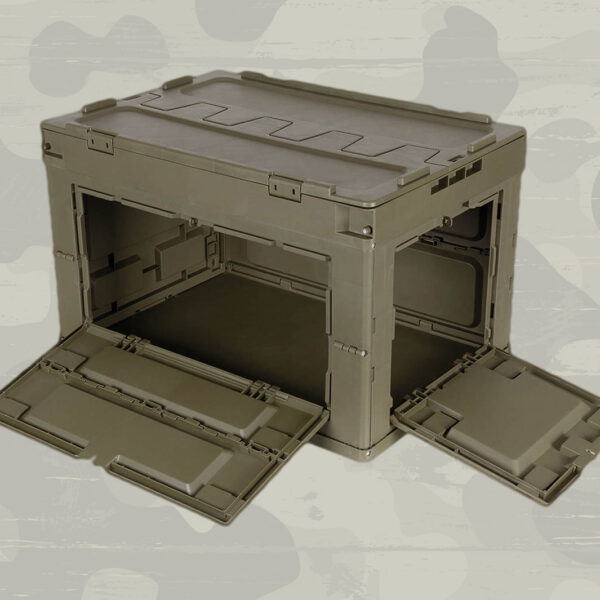 Transportbox Box Kunststoff faltbar 60l oliv – Bild 4