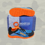 Sparco Practise S1P blau / orange Sicherheitsschuhe Arbeitsschuhe Schuhe Sicherheit
