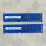Hynix RAM Arbeitsspeicher 16GB (2x8GB) 2Rx8 PC3L-12800U Wie Neu