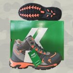 Issaline Schuhe Trekking Schuhe Sportschuh Wanderschuhe orange / grau