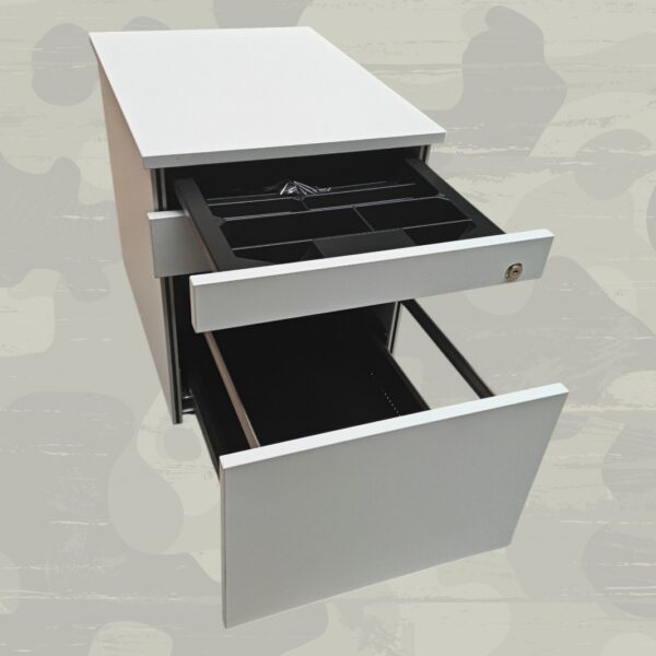 Hali Rollcontainer für Büro weiß 3 Schubladen – Bild 2