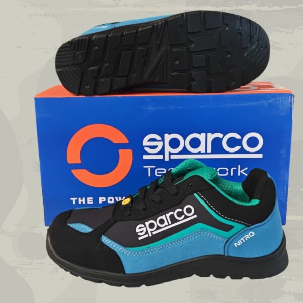Sparco Nitro S3 schwarz / blau Sicherheitsschuhe Arbeitsschuhe Schuhe Sicherheit
