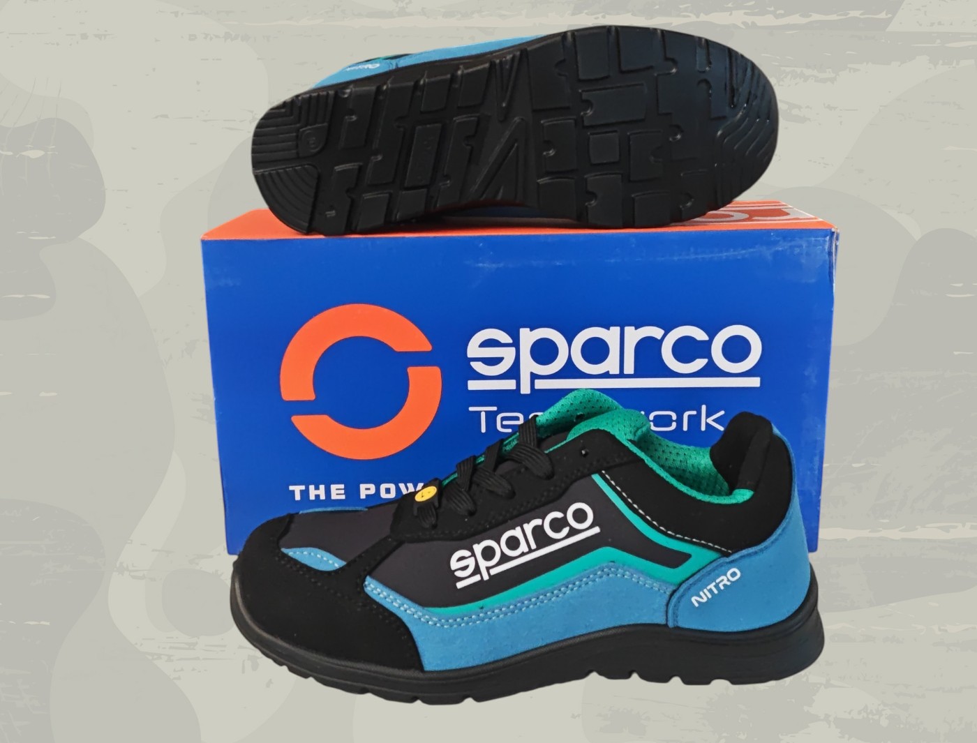 SparcoNitro Sparco Nitro S3 schwarz / blau Sicherheitsschuhe Arbeitsschuhe Schuhe Sicherheit – Bild 1