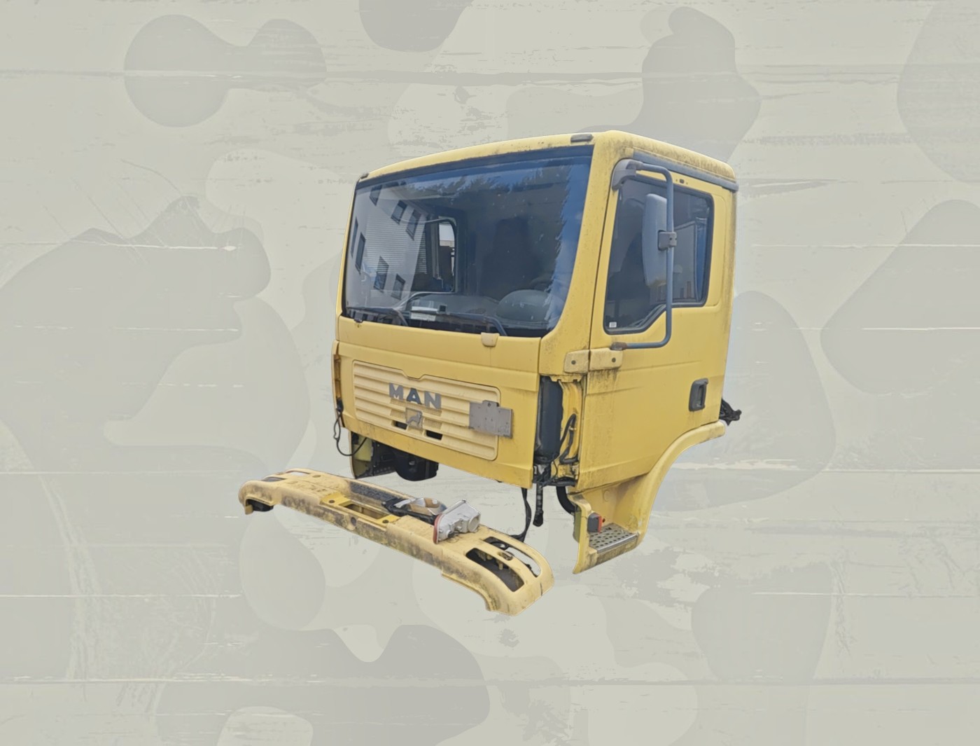 MANKabineGelb1 MAN LKW Kabine gelb – Bild 1