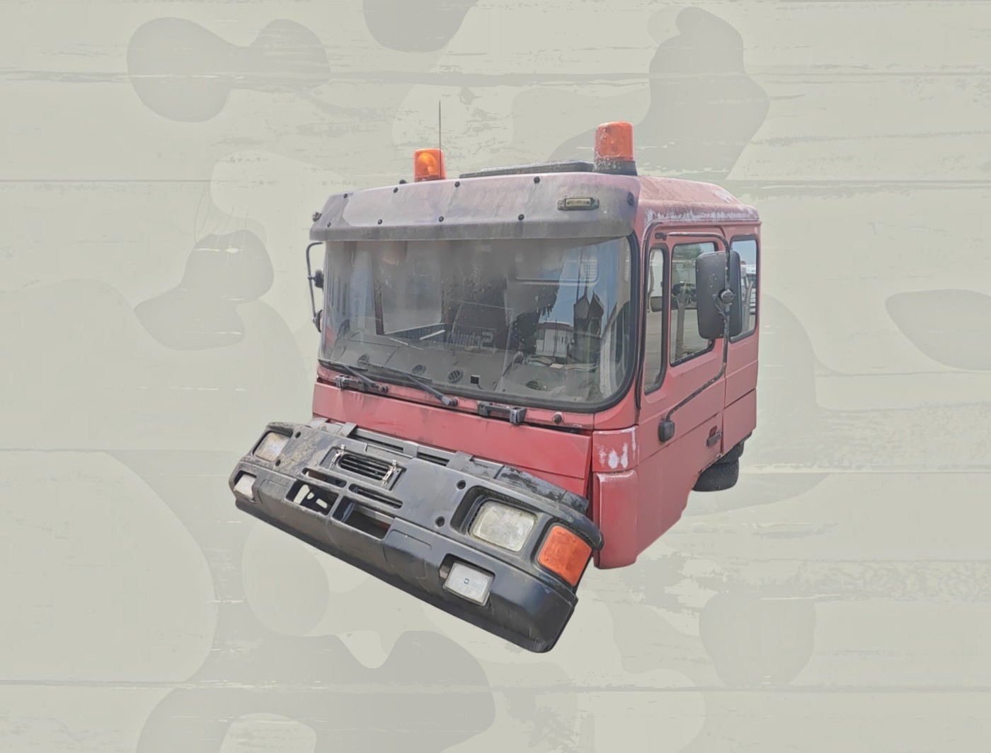 MANKabineRot1 MAN LKW Kabine rot – Bild 1